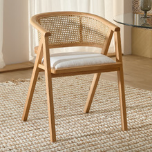 Shun Beech Wood & Rattan Dining Chair