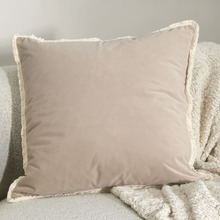 Orlena Fringed Velvet Cushion