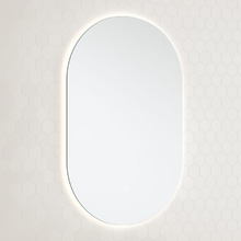 Vera Oval  LED Wall Mirror with Defogger