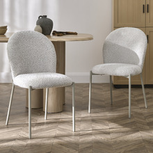 Jenna Boucle Dining Chairs (Set of 2)