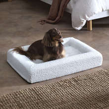 Arlo Boucle Memory Foam Dog Bed