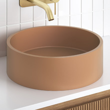 Clover 382mm Round Concrete Above Counter Basin