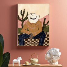 Wildflower Rider Framed Canvas Wall Art