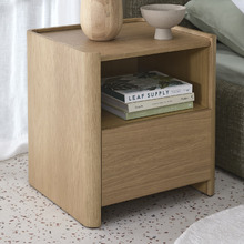 Ronan Oak Wood Bedside Table