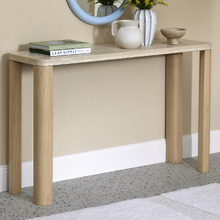 Ronan Travertine Console Table