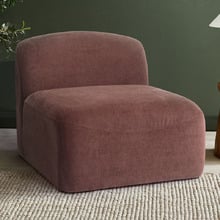 Cami Chenille Armless Lounge Chair