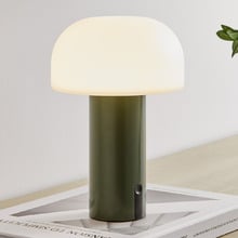 Jaden Metal Mushroom LED Cordless Touch Table Lamp