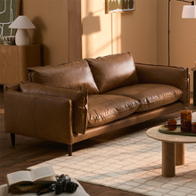 Terry Premium Genuine Leather Sofa