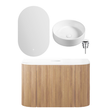 Nomad II 750mm Vanity Package with Oval LED Mirror