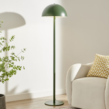 Teo Olive Metal Mushroom Floor Lamp