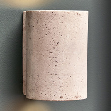 Lena Travertine-Look Wall Sconce