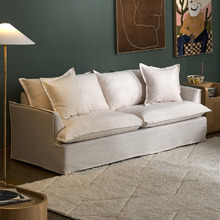 Softy Premium 3 Seater Queen Slipcover Sofa Bed
