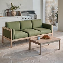 5 Seater Olive Green River Outdoor Sofa Set