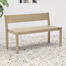Andie Eucalyptus Wood Garden Bench