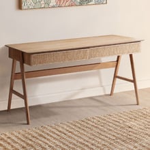Torbsy Rattan Office Writing Desk