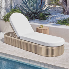 Como Eucalyptus Wood Sun Lounge