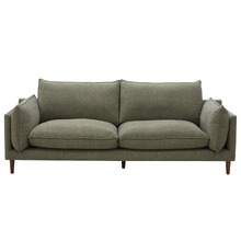 Green Terry 3 Seater Upholstered Sofa
