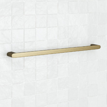 Clovelly 750mm Antique Brass Single Towel Rail