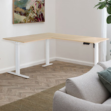 Leo Electric Sit & Stand Corner Desk