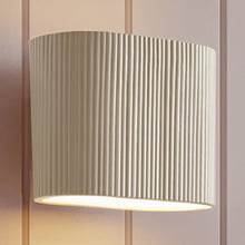 Halcyon Ceramic Fluted Wall Light