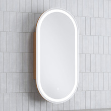 Soho 450mm Pill LED Mirrored Shaving Cabinet