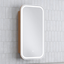 Soho 450mm Rectangular LED Mirrored Shaving Cabinet