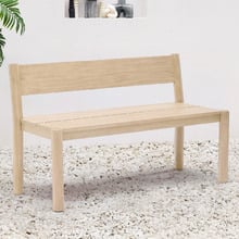 Andie Eucalyptus Wood Garden Bench