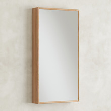 Bronte 450mm Oak Shaving Cabinet
