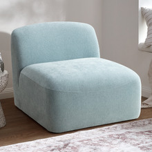 Cami Chenille Armless Lounge Chair