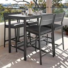 4 Seater Kamari Outdoor Bar Table Set