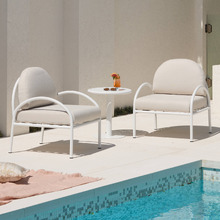 2 Seater Bawley Outdoor Armchair & Table Set