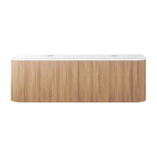 Nomad 1500mm Natural Wall Hung Double Vanity