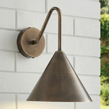 Presley Curved Arm Outdoor Wall Light