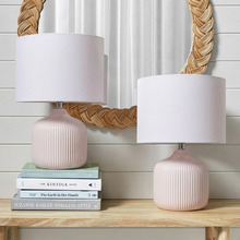 Darcy Ceramic Bedside Lamps (Set of 2)