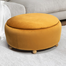 Tilly 90cm Velvet Storage Ottoman