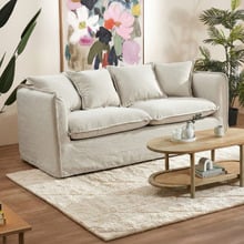 Montauk 2 Seater Upholstered Slipcover Sofa