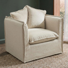 Montauk Upholstered Slipcover Armchair