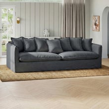 Montauk 4 Seater Upholstered Slipcover Sofa
