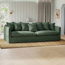 Montauk 4 Seater Upholstered Slipcover Sofa