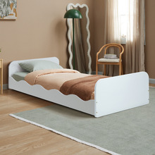 Wavy Single Floor Bed