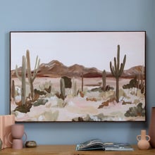 Desert Hues Framed Canvas Wall Art