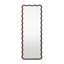 Ebba Wavy Timber Full Length Mirror