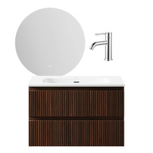 Panama 800mm Vanity Package with Mixer & LED Mirror