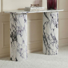 Tilly Viola Marble-Look Console Table