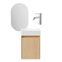 Hayman 400mm Vanity Package with Mixer & LED Mirror