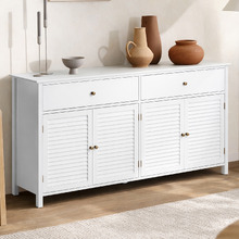 Nyla Coastal 4 Door 2 Drawer Buffet