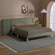 Croft Winged Chenille Bed Frame