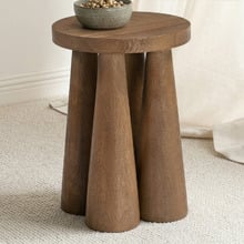 Fleur Mango Wood Side Table