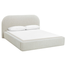 Emery Upholstered Gas Lift Storage Bed Frame