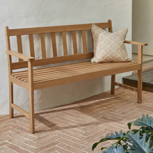 2 Seater Lanai Wooden Outdoor Garden Bench